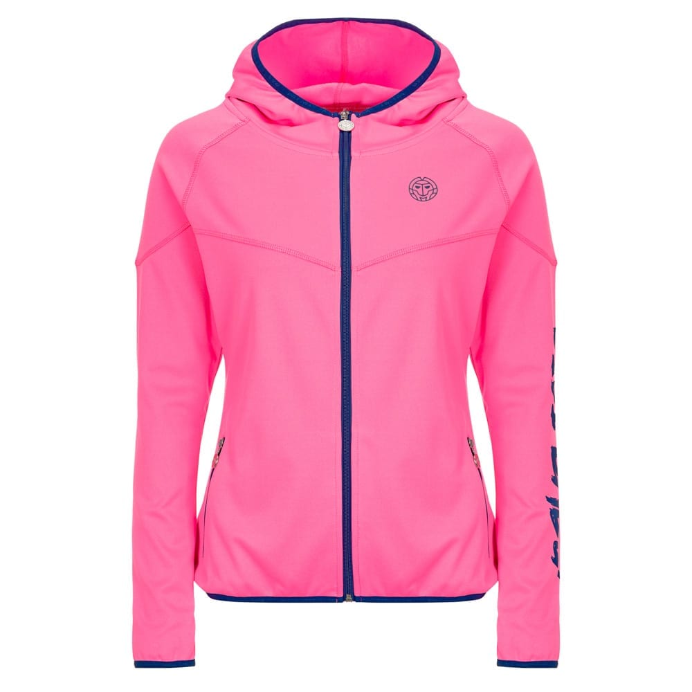 BIDI BADU Tech Jacket Træningsjakke Pige - Pink, Mørkeblå HRT ProShop